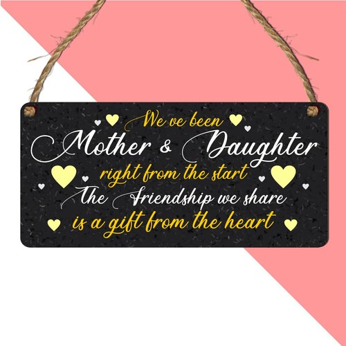 Mother Daughter Keepsake Gift Mother's Day Mum Birthday Sign THANK YOU Present - Picture 7 of 15