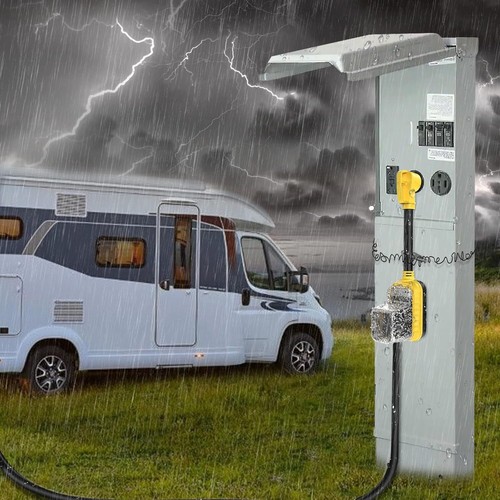 Neue Generation Wohnmobil Überspannungsschutz 50 Amp mit wasserdichter Abdeckung bis 6250 Joule - Bild 15 von 16