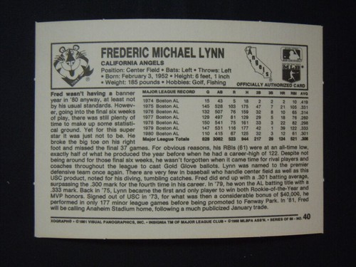 1980 1981 1982 1983 Kellogg's 3D 3-D Baseball Cards RC XOGraph, Buy 4+ Save 15% - Picture 169 of 445