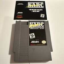 NARC (Nintendo Entertainment System, 1990) Cartridge Manual Sleeve - Tested