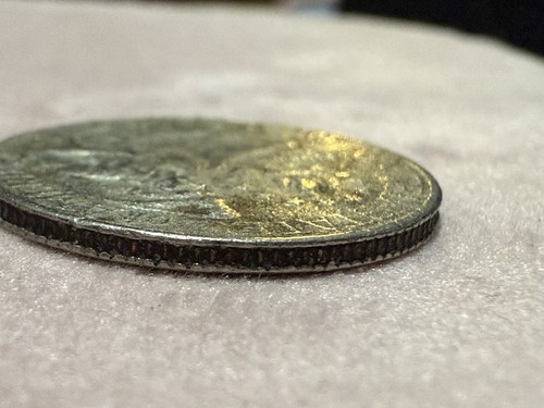 1976 D Bicentennial Quarter - Sandwiched Reeded Rim - Minting Error - Picture 5 of 6