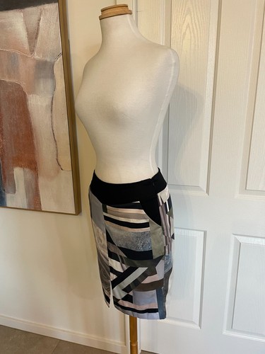 Womens Skirt Portmans Signature Multicolour Patterned Skirt Size 10 - Picture 2 of 24