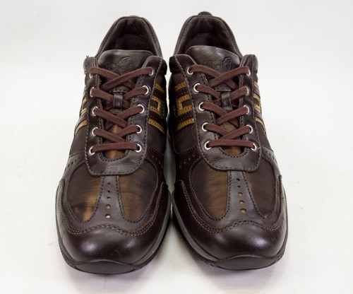 Hogan Interactive Damen Größe EU 37,5 US 7 Braun Leder Sneaker Made In Italy - Bild 7 von 12