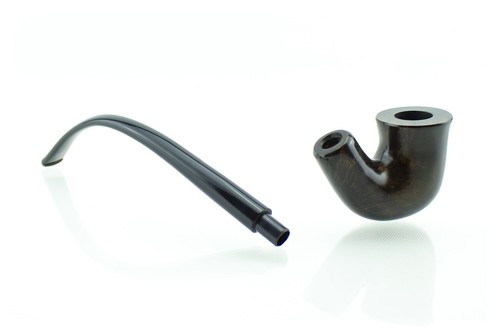 Pipa lunga Aldo Velani CHURCHWARDEN Calabash 9mm liscia marrone Handmade Italy - Imagen 4 de 4