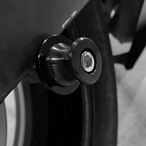 For Suzuki GSX-R 600 750 1000 K5 K6 M8 Stand Screw Swingarm Spools Slider Black - Bild 5 von 9