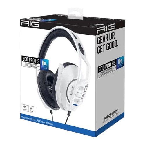 NACON RIG 300 Pro HS White Gaming Headset for PS5 PS4 Xbox Pc And Mobile