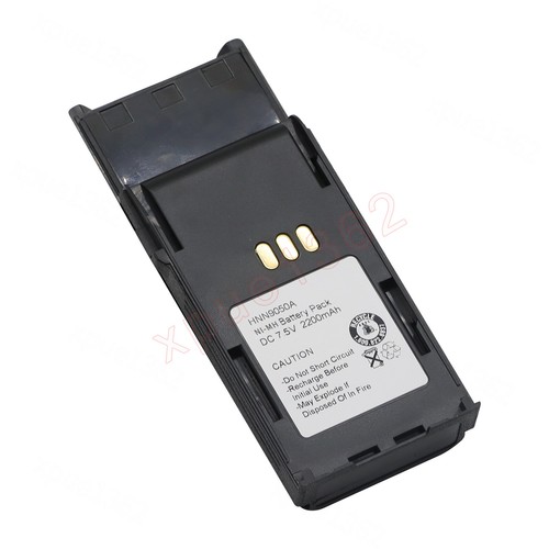 2 x 2.2AH HNN9049A HNN9050A HNN9051A Battery for MOTOROLA Radius P1225 LS Radio - Bild 7 von 7