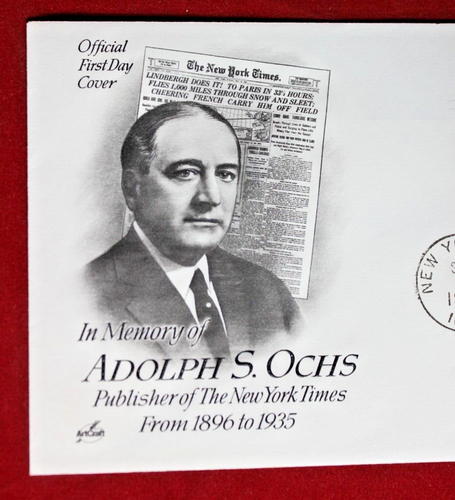 Set of 2 Official First Day Covers 1976, Olympics #1698, Adolph Ochs #1700, 13¢ - Picture 3 of 10
