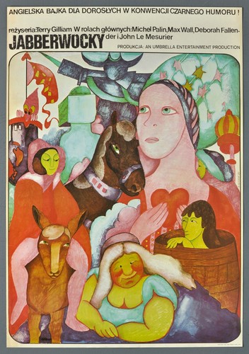 Jabberwocky ORIGINAL 1979 Polish Movie Poster - Terry Gilliam - Monty Python