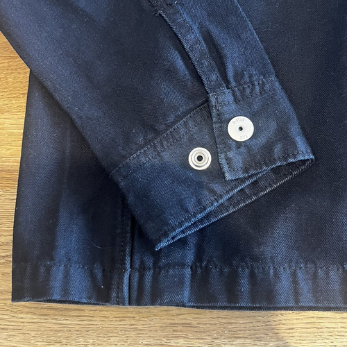 £185+ G-STAR MENS MEDIUM BLACK CHEVRON RAW DENIM WEAVE ZIP UP BOMBER JACKET R1 - Picture 8 of 24