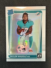 2021-22 Panini Donruss Optic Rated Rookie Jaylen Waddle Holo Prizm Dolphins #208