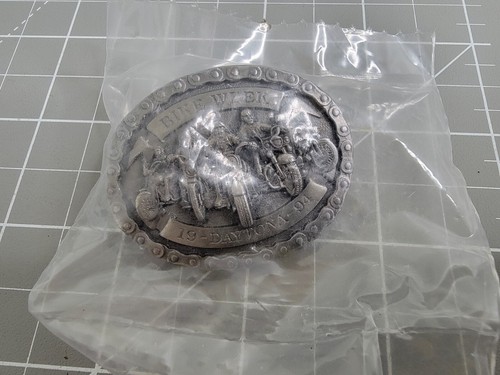 Daytona Bike Week 1994 Metal Button Pin 53 Anniversary Harley Buckle New Sealed - Bild 2 von 11