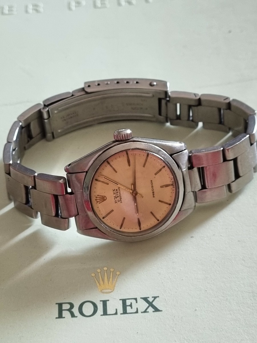 Vintage Rolex Oyster Precision Manual Wind yellow Dial heavy Vintage Rolex Oyster Precision Manual Wind yellow Dial heavy