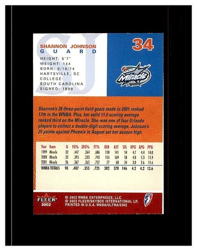 2001-02 FLEER ULTRA WNBA BASKETBALL YOU PICK SEE SCANS .99 UNLIMITED SHIPPING - Picture 57 of 197