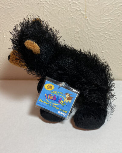 Webkinz BLACK BEAR Code Tag (HM004) Retired Vintage Plush Toys - Picture 2 of 5
