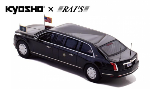 KYOSHO RAI'S 1/43 One THE BEAST 2019 US Presidential Limousine Domestic Version - Picture 10 of 17