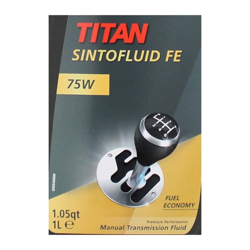 Fuchs TITAN SINTOFLUID FE SAE 75W Synthetic Manual Transmission Oil 1 Litre 1L - Picture 6 of 7