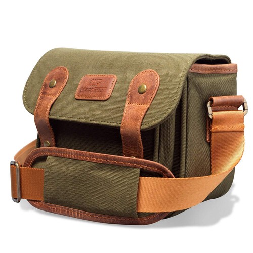 Canvas Camera Bag Compatible with Canon, Nikon, Sony SLR/DSLR Mirrorless Cameras - Picture 11 of 28