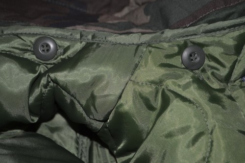 Brandit Men Camo Full Zip Snap Button Liner Winter Jacket w/ Hood Sz 4XL - Picture 11 of 13