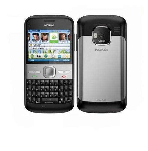 Nokia E Series E5 E5-00 - Black white gold (Unlocked) Smartphone - Picture 7 of 20