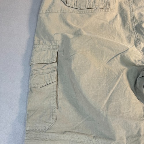 Convertible Cargo Pants Mens X XL 34 Hiking Tan Belted - Picture 21 of 24