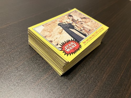 1977 Topps Star Wars SERIES 3 Yellow Trading Card COMPLETE 66 cool Card Set - Picture 2 of 7