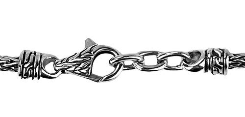 JOHN HARDY LEGENDS NAGA DRAGÓN CHARM PULSERA PLATA ESTERLINA CADENA 2,5 MM M NUEVO - Imagen 6 de 7