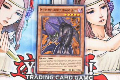 MP14-EN246-1st EDITION YU-GI-OH INTERPLANETARYPURPLYTHORNY BEAST
