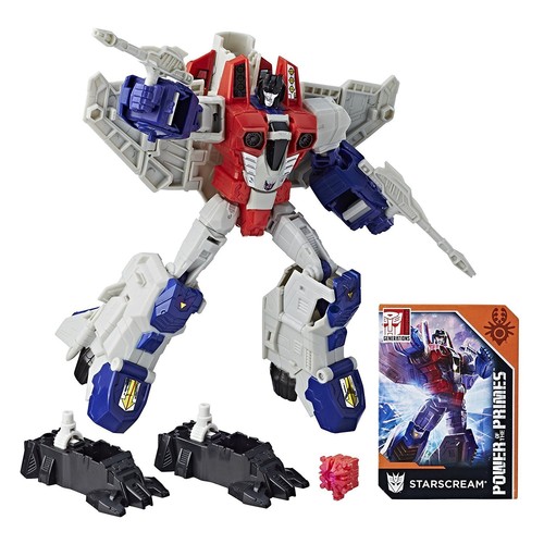 TRANSFORMERS GENERATIONS POWER OF THE PRIMES VOYAGER CLASS STARSCREAM FIGURE - Picture 2 of 8