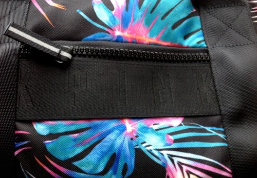 Secret Pink Sport Tropical Midnight Gym plunjezak Victoria's Nip Bungee Pocket dtCxorBshQ