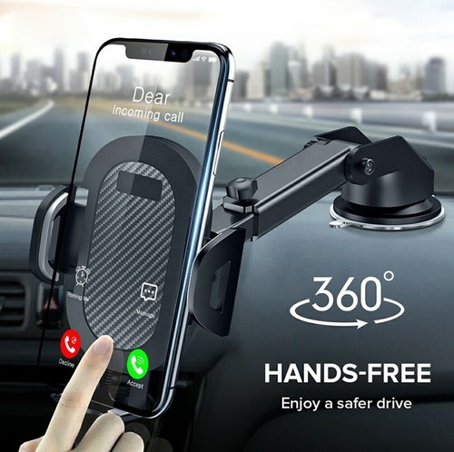 Windshield Dashboard Hot Sale Adjustable Car Navigation mobile phone holder 360 - Picture 5 of 6