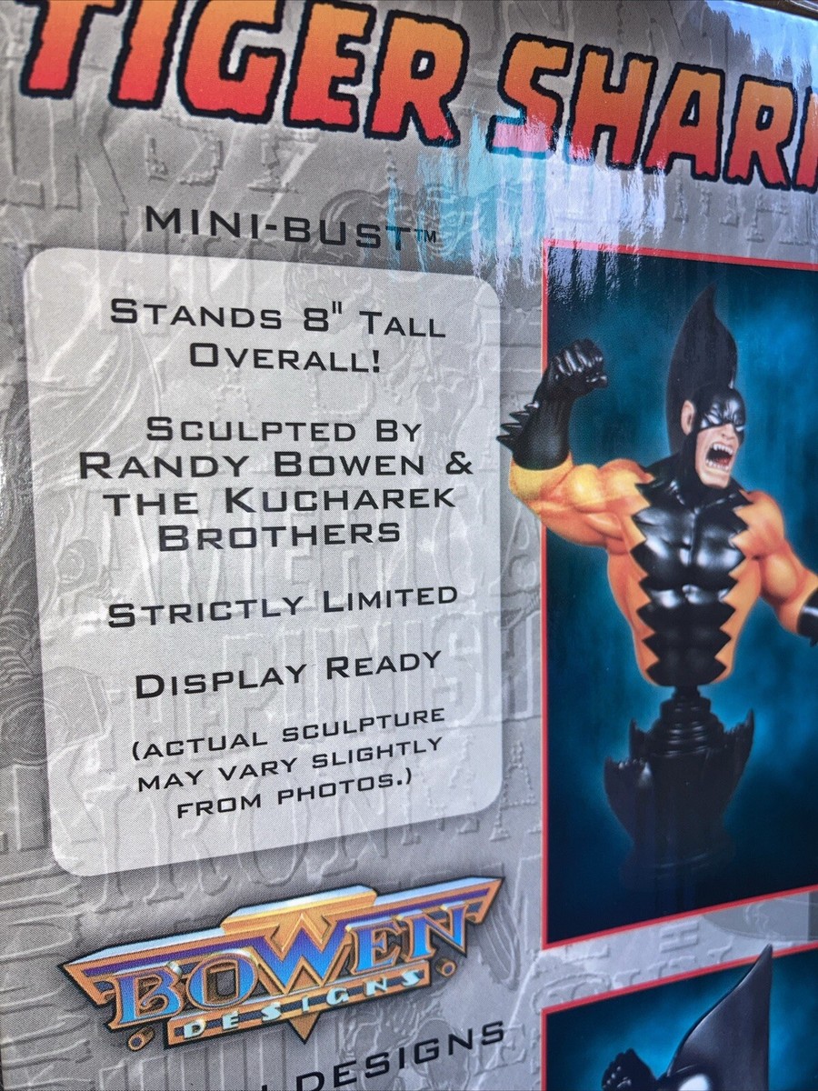 Bowen Designs Tiger Shark Marvel Mini-Bust (247/1500) 8”H