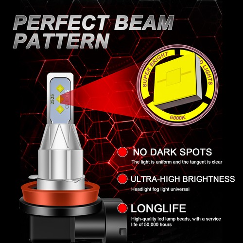 Faros antiniebla LED para Honda CRV CR-V 2007-2014 Z4QC - Imagen 13 de 15