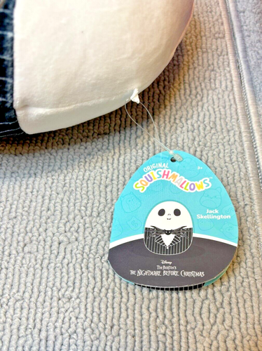 Peluche Squishmallow 8" Disney Nightmare Before Christmas Jack e Sally lotto x 2 - Foto 8 di 13