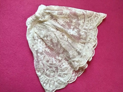 💙 Antique 8" 🍃🥀Lace Petticoat Slip For Doll🥀🍃~ Beautiful!   - Picture 2 of 13