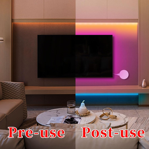 QZYL LED Lights for Bedroom, 25FT RGB LED Strip Lights with 44 Keys IR Remote - Picture 8 of 12