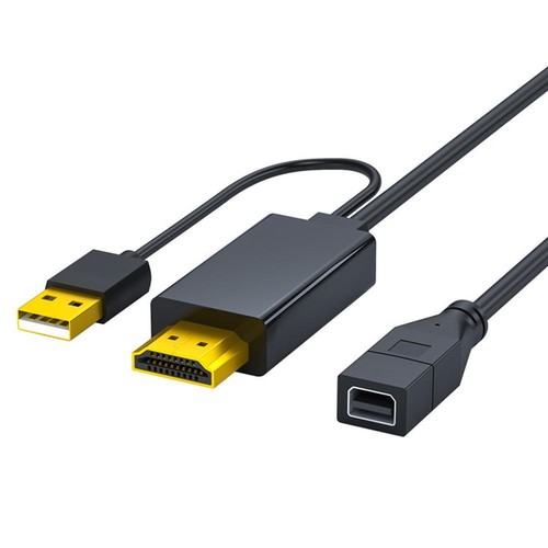 for HDMI to Displayport Mini DP Cable Converter 2 in 1 with USB Male to Female ; - Picture 10 of 11