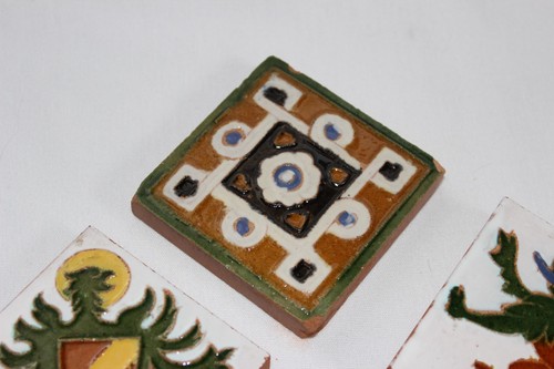 4 Antique Spanish Mission Tile Arista tile Toledo Spain - Picture 3 of 7