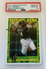 2019 Topps Archives Eloy Jimenez RC 1994 Future Star Rookie Card PSA 10 💎 Nice!