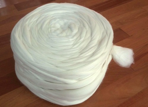 Wholesale Wool Fiber Roving, Bulk Wool Fiber, CHUNKY YARN, Big Yarn, Giant Yarn - Picture 3 of 10