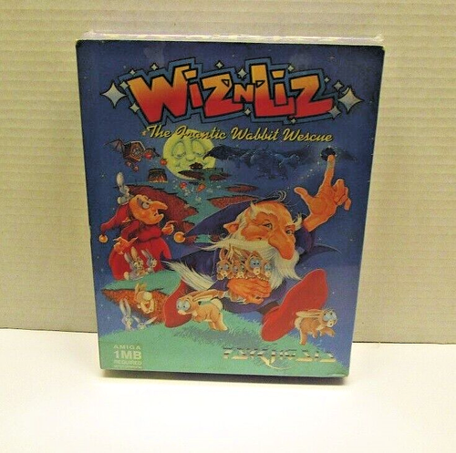 MUY RARO Wiz 'n' Liz de Psygnosis para Commodore Amiga - NUEVO / SELLADO - Imagen 4 de 5