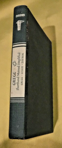 Gregg Shorthand Manual Simplified 1951 Hardcover Book by John Robert Gregg - Picture 2 of 9