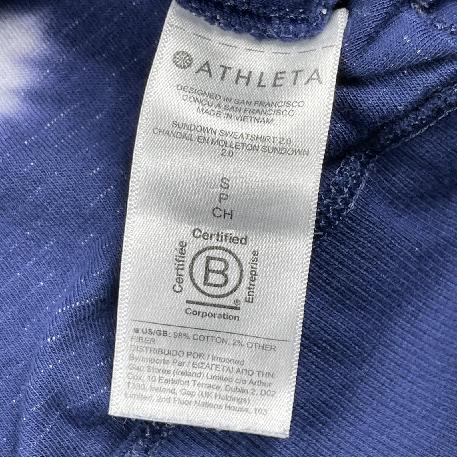 athleta sundown 2.0 tie dye pullover athleisure sweatshirt