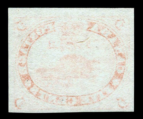 CANADA #15P; 5¢ BEAVER PLATE PROOF ON INDIA - NGAI, CV $300 - Picture 2 of 2