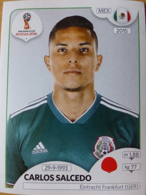 PANINI FIFA WM 2018 Sticker-Nr. 460 Carlos Salcedo • NEU PANINI FIFA WM 2018 Sticker-Nr. 460 Carlos Salcedo • NEU