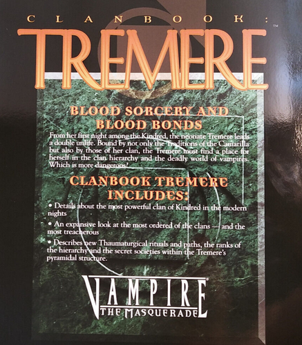 Tremere - Revised Edition - Clanbook (Vampire the Masquerade) - Imagen 24 de 24