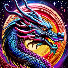 Dragon - Digital AI Art Image (4k HD) High Resolution Print Download