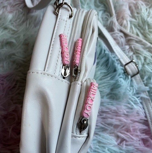 Milkjoy Tracolla Bianca No Sleep Club Kawaii Iridescente - Foto 3 di 7