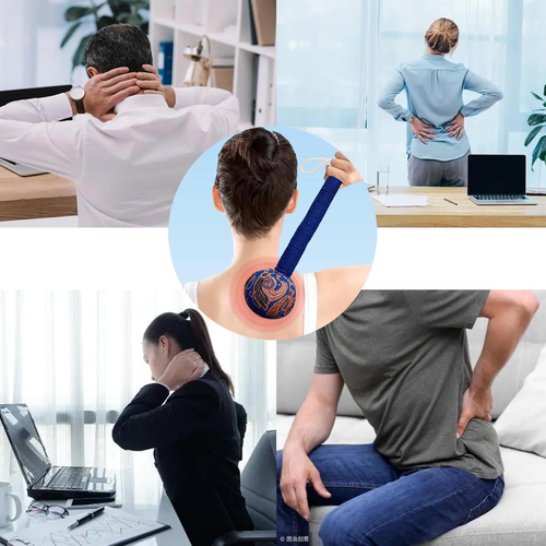 Manual Hammer Massager,Whole Body Massage Hammer,Back Pain Massage Hammer 2P Blu - Picture 7 of 9