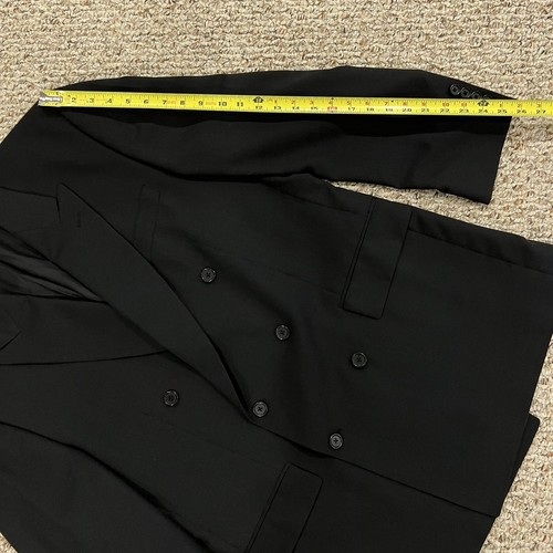 Blazer vintage Bachrach da uomo lana cashmere doppio petto 42L made in Canada - Foto 13 di 19